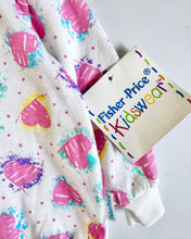 Load image into Gallery viewer, Vintage New(Deadstock) FIsher Price Heart AOP Turtleneck Bodysuit 18M (80cm)
