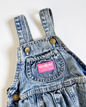 Load image into Gallery viewer, Vintage OshKosh Acid Wash Bubble Denim Overall 12M (75cm)
