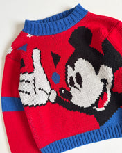 Load image into Gallery viewer, Vintage Disney Mickey Mouse Sweater 3/4T (95-100cm)
