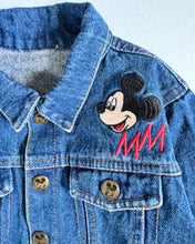 Load image into Gallery viewer, Vintage Disney Micke Mouse Denim Jacket 2T (90cm)
