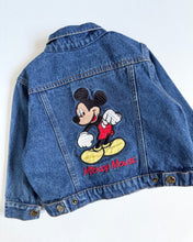 Load image into Gallery viewer, Vintage Disney Micke Mouse Denim Jacket 2T (90cm)

