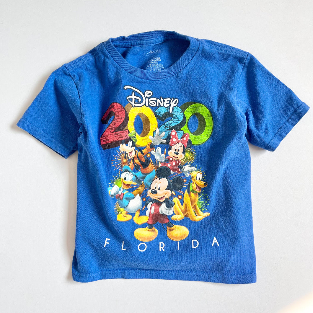 USED Disney World Florida 2020 T-shirts Blue 4T (100cm)