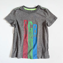 Load image into Gallery viewer, USED RGB (Red,Green,Blue) Ash Gray T-shirts 4T (100cm)
