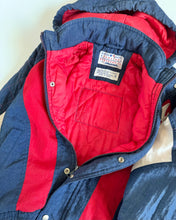 Load image into Gallery viewer, Vintage MLB/Starter Atlanta Braves Nylon Puffer Hoodie Jacket  Kids S/5-6T (110-120cm)
