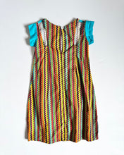 Load image into Gallery viewer, Vintage Hippie Zig Zag Dress 4T (100cm)

