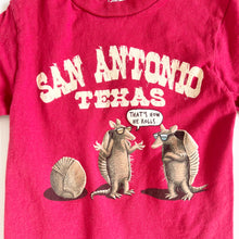 Load image into Gallery viewer, USED San Antonio Texas Armadillo T-shirts XS (100cm)
