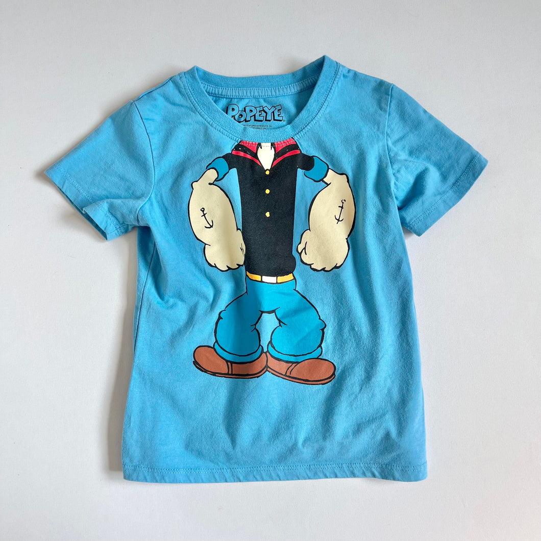 USED Popeye Muscle T-shirts 5T (105cm)