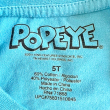 Load image into Gallery viewer, USED Popeye Muscle T-shirts 5T (105cm)
