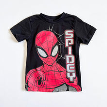 Load image into Gallery viewer, USED Spidey Spider-Man T-shirts Black 4/5T (100-110cm)
