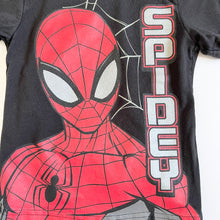 Load image into Gallery viewer, USED Spidey Spider-Man T-shirts Black 4/5T (100-110cm)
