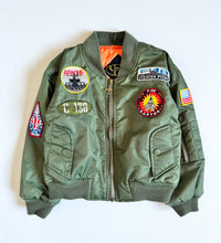 Load image into Gallery viewer, USED F-22 Air Force MA-1 Jacket 4T (100cm)
