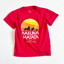 画像をギャラリービューアに読み込む, USED Disney The Lion King Hakuna Matana T-shirts Kids 10/12 (140/150cm)
