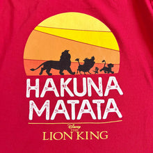 画像をギャラリービューアに読み込む, USED Disney The Lion King Hakuna Matana T-shirts Kids 10/12 (140/150cm)
