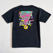 画像をギャラリービューアに読み込む, USED Buc-ee’s Black×Neon T-shirts Black Youth L (140/150cm)
