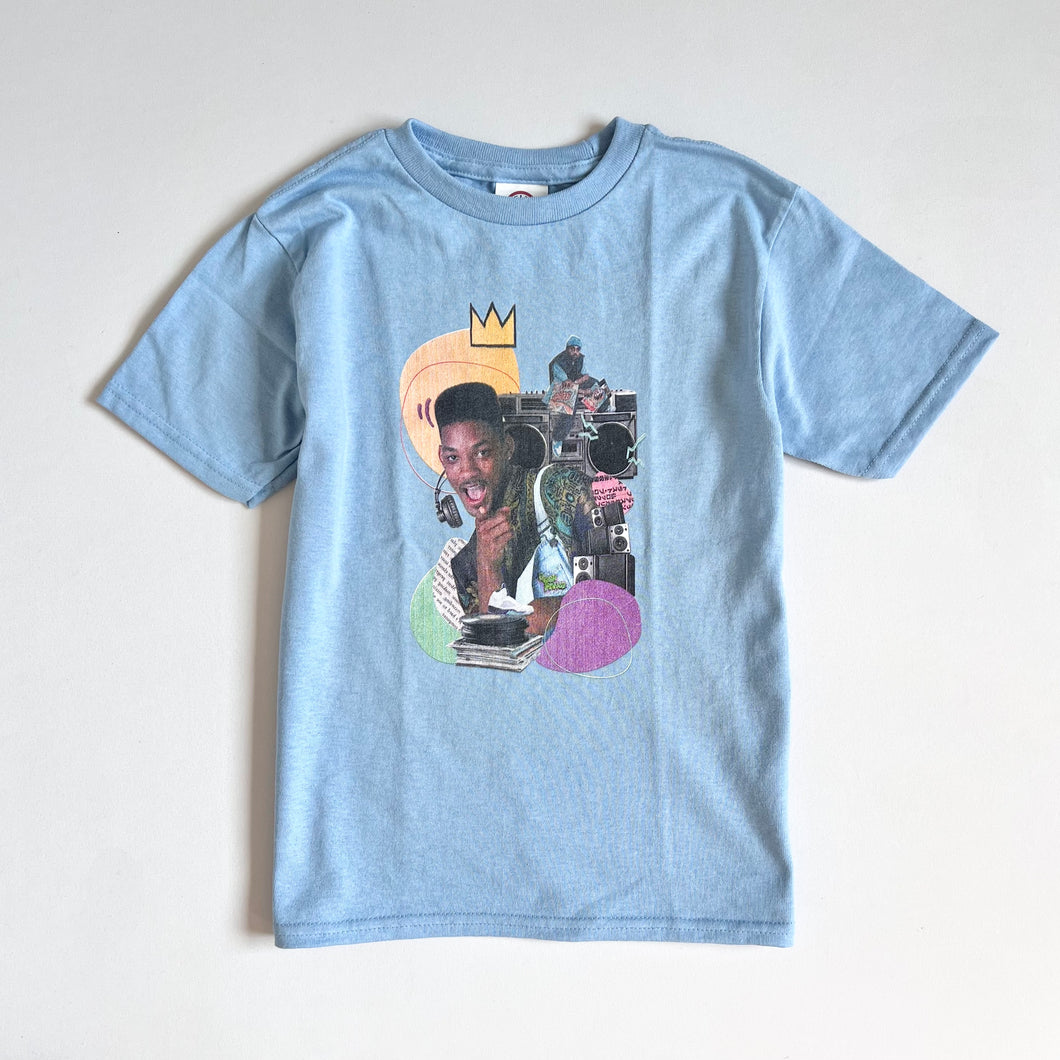 NEW Fresh Prince Graphic T-shirts Light Blue 5/6 (120cm)