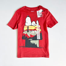 画像をギャラリービューアに読み込む, NEW OLD NAVY×PEANUTS Snoopy T-shirts Red S 6-7 (120-130cm)
