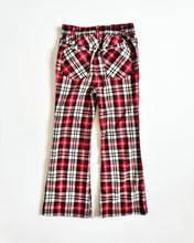 Load image into Gallery viewer, Vintage Sunflower T-shirt &amp; Plaids Bellbottom Pants Set 5T (110cm)
