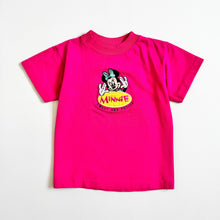 Load image into Gallery viewer, Vintage Disney Store Minnie Mouse Embroidered T-Shirt 2/3T (90-95cm)
