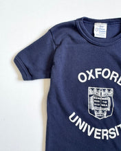 画像をギャラリービューアに読み込む, USED Oxford University Navy Blue T-shirt 2/3T (90-95cm)
