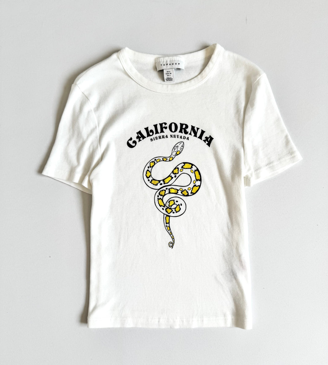 USED Top Shop California Sneak T-shirts Kids 6 (115cm)