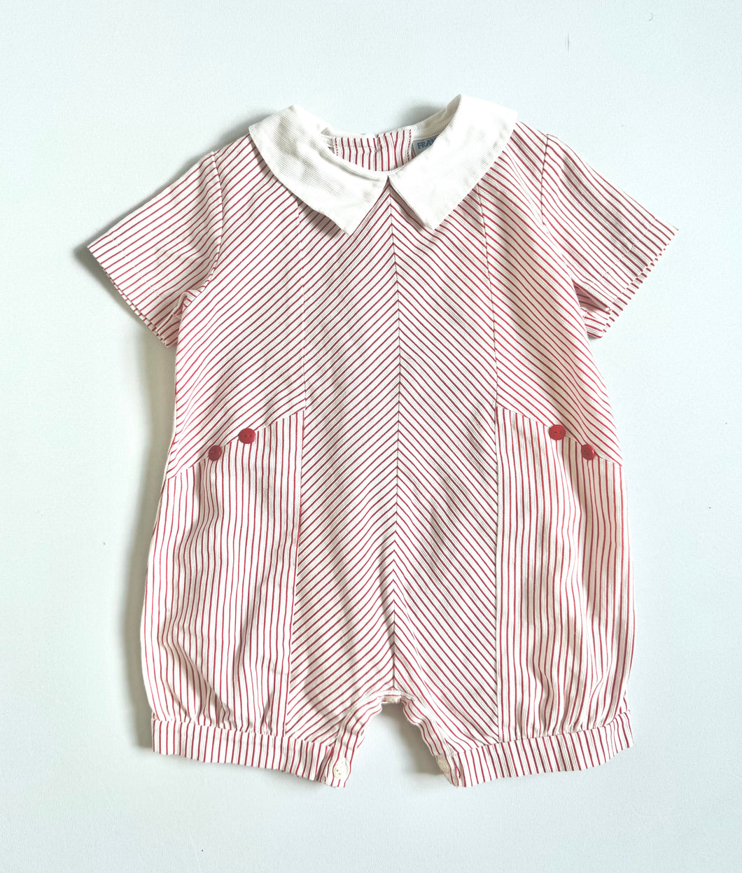 Vintage Frankie Striped Bubble Rompers 24M (85cm)