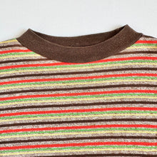 Load image into Gallery viewer, Vintage Buster Brown Striped Long Tee 3/4T (90-100cm)
