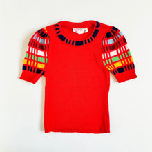 Load image into Gallery viewer, Vintage JCPenny Red Knit Shirts 2T (85-90cm)
