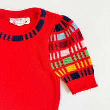 Load image into Gallery viewer, Vintage JCPenny Red Knit Shirts 2T (85-90cm)
