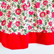 Load image into Gallery viewer, Vintage Miss Quality Floral/Velvet Dress Size 6 (115-120cm)
