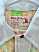 Load image into Gallery viewer, Vintage ‘70s Garanimal Squares Pattern Shirts 7 (120cm)
