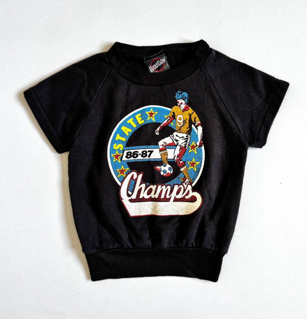 Vintage Soccer Champs Sweatshirt T-shirt 4/5T (100-110cm)