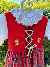 Load image into Gallery viewer, USED Heidi Plaids Dress/Blouse Set 2/3T (90-95cm)
