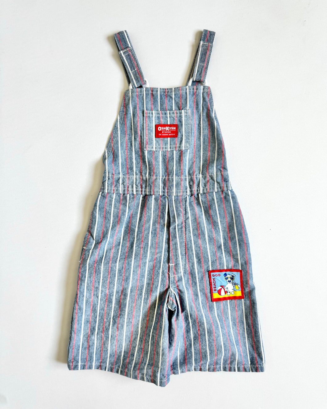 Vintage OshKosh B’gosh Beach Dog Short Overall 7 (120-125cm)