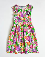 画像をギャラリービューアに読み込む, Vintage Floral Tank Top Dress Kids 8/10 (130-135cm)
