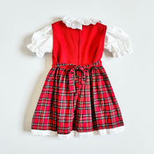 Load image into Gallery viewer, USED Heidi Plaids Dress/Blouse Set 2/3T (90-95cm)
