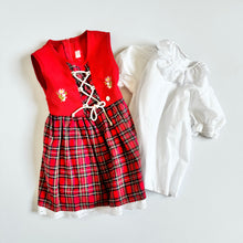 Load image into Gallery viewer, USED Heidi Plaids Dress/Blouse Set 2/3T (90-95cm)
