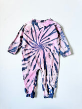 Load image into Gallery viewer, Vintage Peanut Punch Pink×Gray Tie Dye Jumpsuit 6M (65cm)
