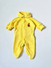 Load image into Gallery viewer, Vintage Disney Winnie The Pooh Terrycloth Footie Coveralls New Born (55cm)
