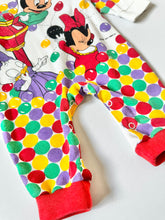 Load image into Gallery viewer, Vintage 1984 Disney Baby Mickey, Minnie and Daisy Gum Ball Jumpsuit 3-6M (60-65cm)
