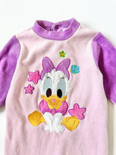 Load image into Gallery viewer, Y2K Disneyland Parks Daisy Velour Footie Coverall 6M (65cm)
