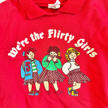 Load image into Gallery viewer, Vintage Buster Brown “We’re the Frilty Girls” Crop Shirt 6 (115-120cm)
