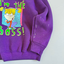 Load image into Gallery viewer, Vintage 1997 Nickelodeon Rugrats Sweatshirt Purple Youth M/10-12 (130-140cm)
