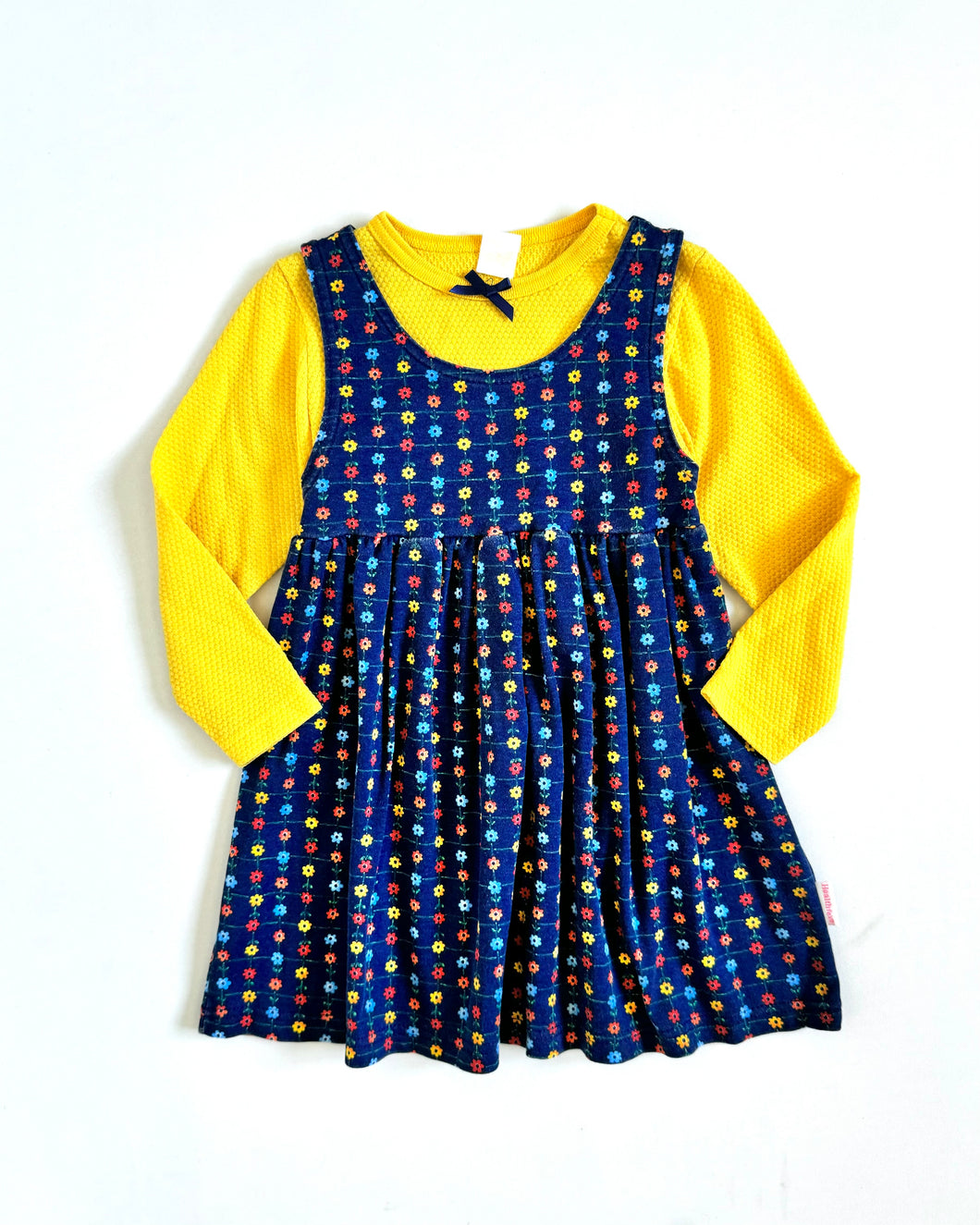 Vintage Health-Tex Floral Print Dress 4T (100cm)