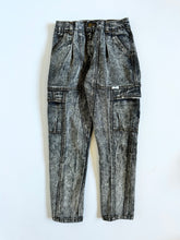 Load image into Gallery viewer, Vintage Parigi Kids Black Acid Washed Denim Pants Kids 7 Regular (120-125cm)
