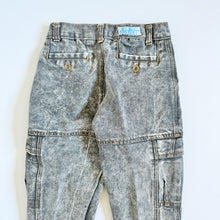 Load image into Gallery viewer, Vintage Parigi Kids Black Acid Washed Denim Pants Kids 7 Regular (120-125cm)
