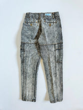 Load image into Gallery viewer, Vintage Parigi Kids Black Acid Washed Denim Pants Kids 7 Regular (120-125cm)
