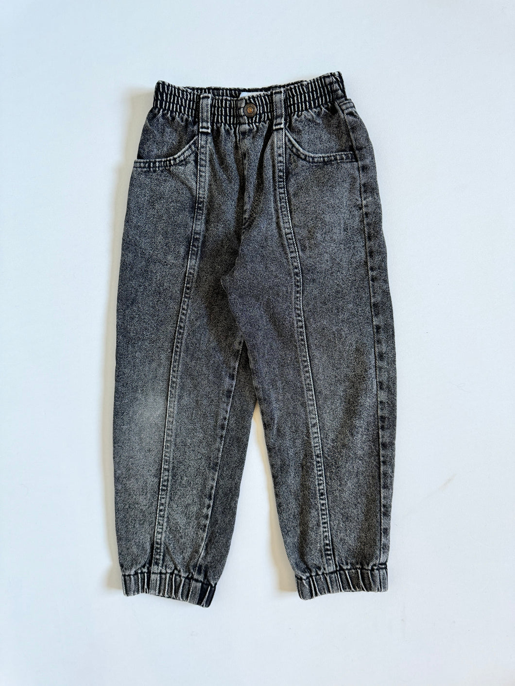 Vintage Little Levi’s Black Denim Jogger Pants 6 (110-115cm)