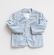 Load image into Gallery viewer, Vintage Neiman Marcus Pstel Blue Striped Jacket 4T (100cm)
