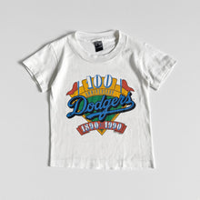 Load image into Gallery viewer, Vintage 1990 MLB LA Dodgers 100th Anniversary T-shirt 5T (110cm)
