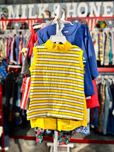 Load image into Gallery viewer, Vintage Sears Yellow Striped Tank Top and Shorts Set 4/5T (100cm)
